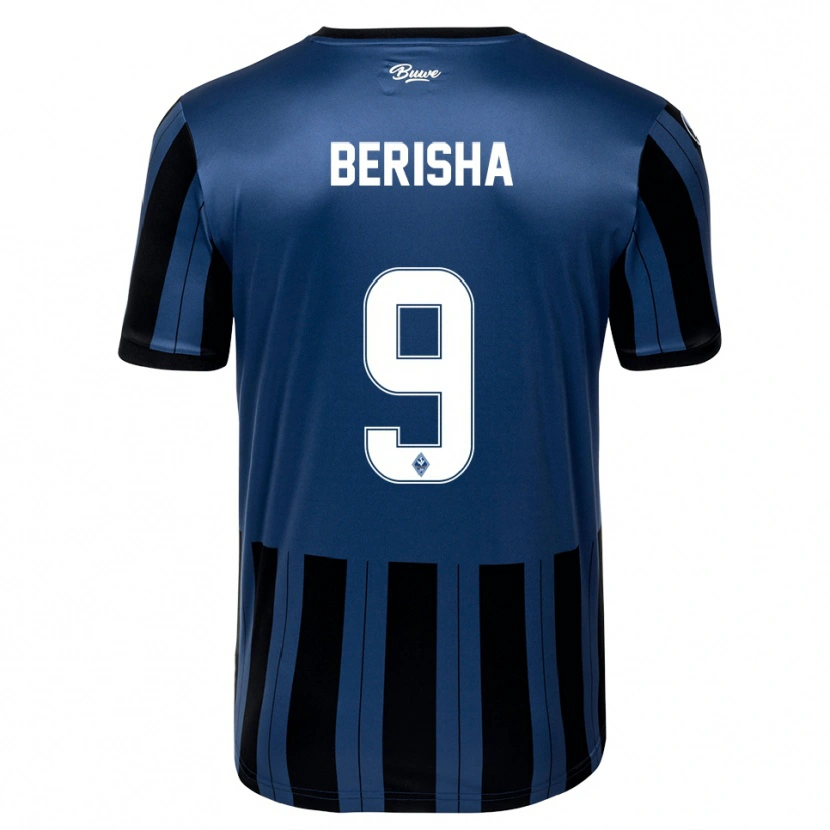 Danxen Men Leotrim Berisha #9 Blue Gray Black Home Jersey 2025/26 T-Shirt