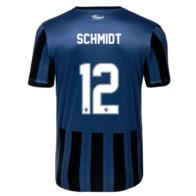Danxen Men Niclas Schmidt #12 Blue Gray Black Home Jersey 2025/26 T-Shirt