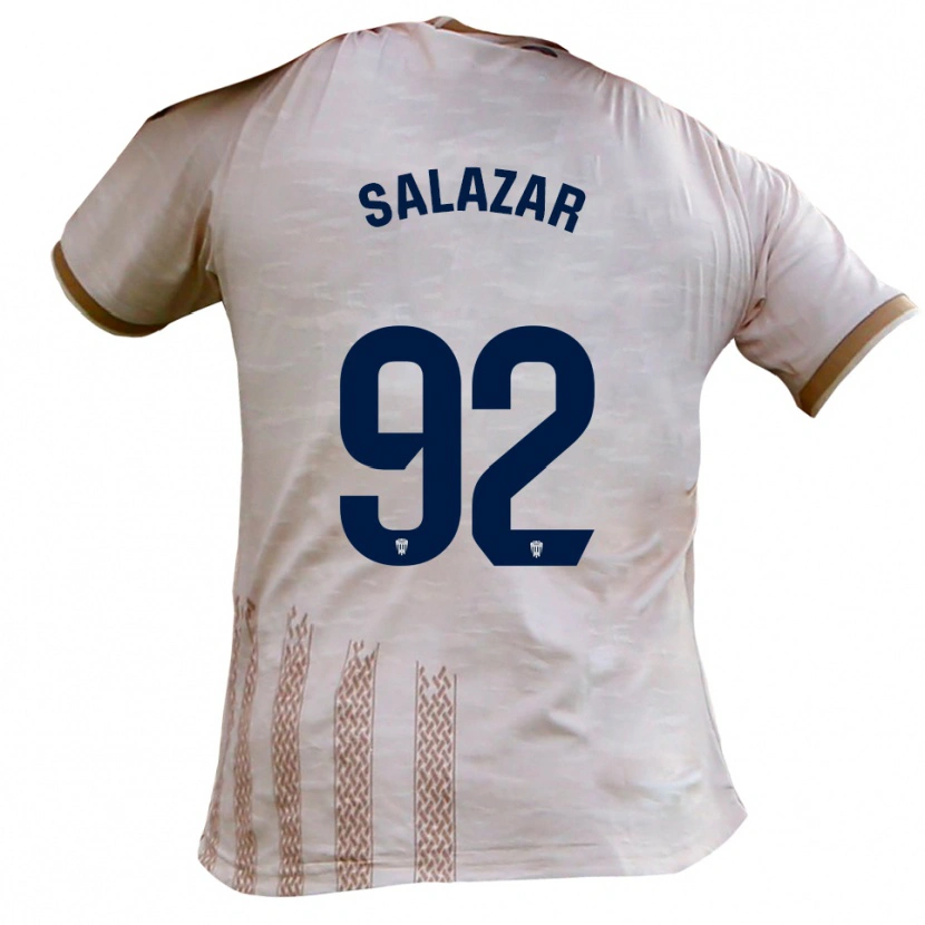 Danxen Men Israel Salazar #92 Off-White Brown Away Jersey 2025/26 T-Shirt