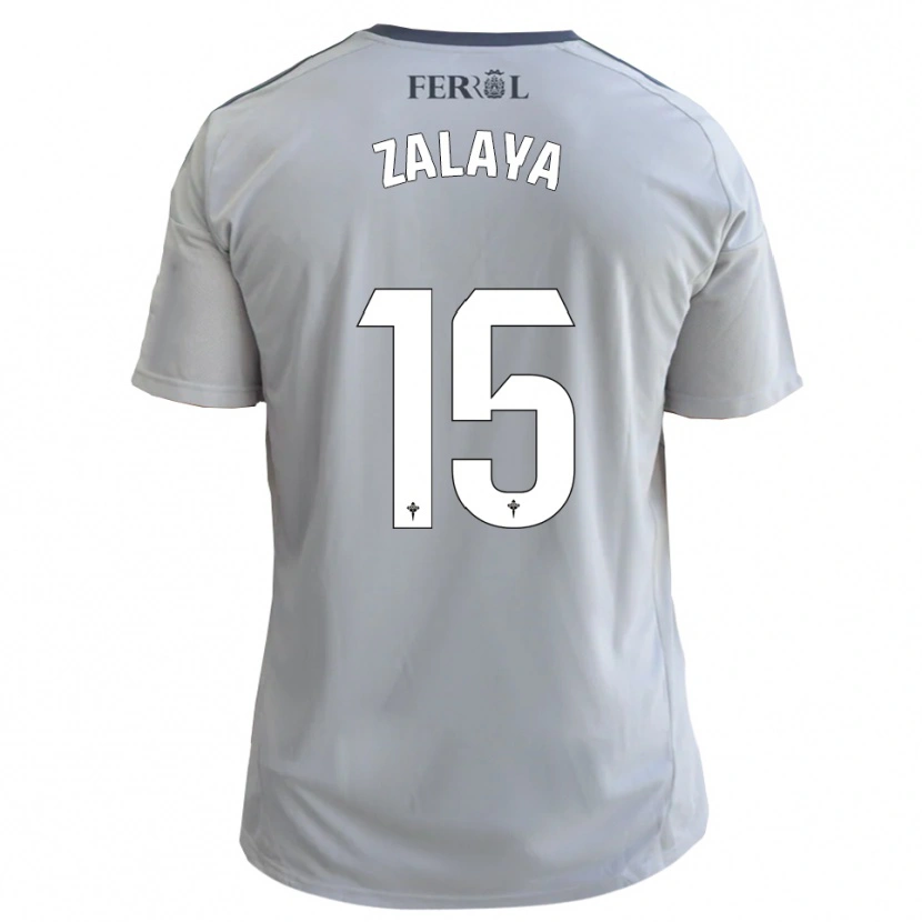 Danxen Men Álex Zalaya #15 Gray Silver Away Jersey 2025/26 T-Shirt