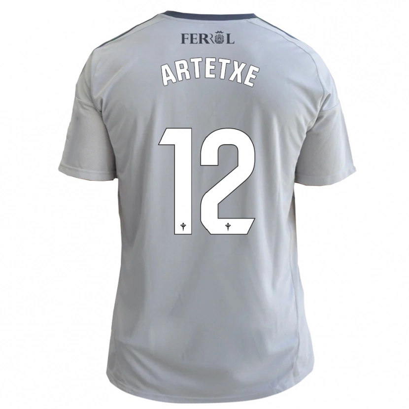 Danxen Men Markel Artetxe #12 Gray Silver Away Jersey 2025/26 T-Shirt