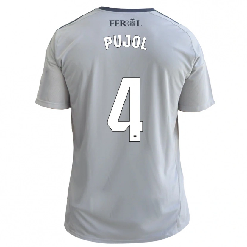 Danxen Men Edgar Pujol #4 Gray Silver Away Jersey 2025/26 T-Shirt