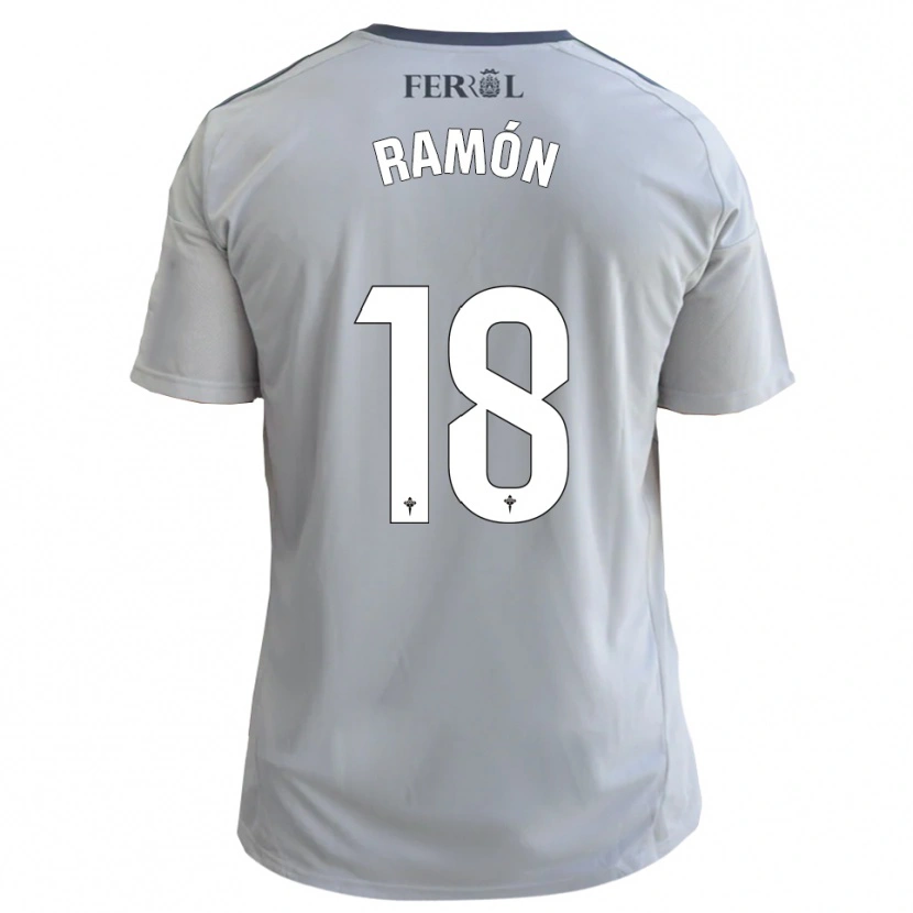 Danxen Men Álvaro Ramón #18 Gray Silver Away Jersey 2025/26 T-Shirt