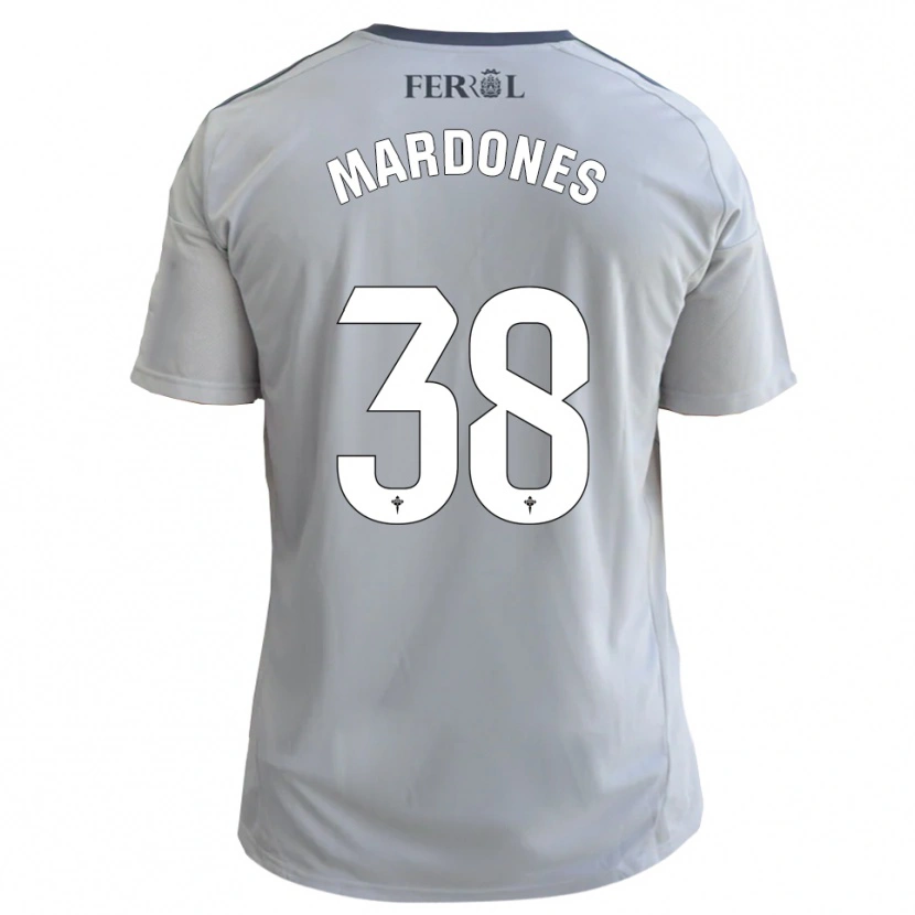 Danxen Men Alvaro Mardones #38 Gray Silver Away Jersey 2025/26 T-Shirt