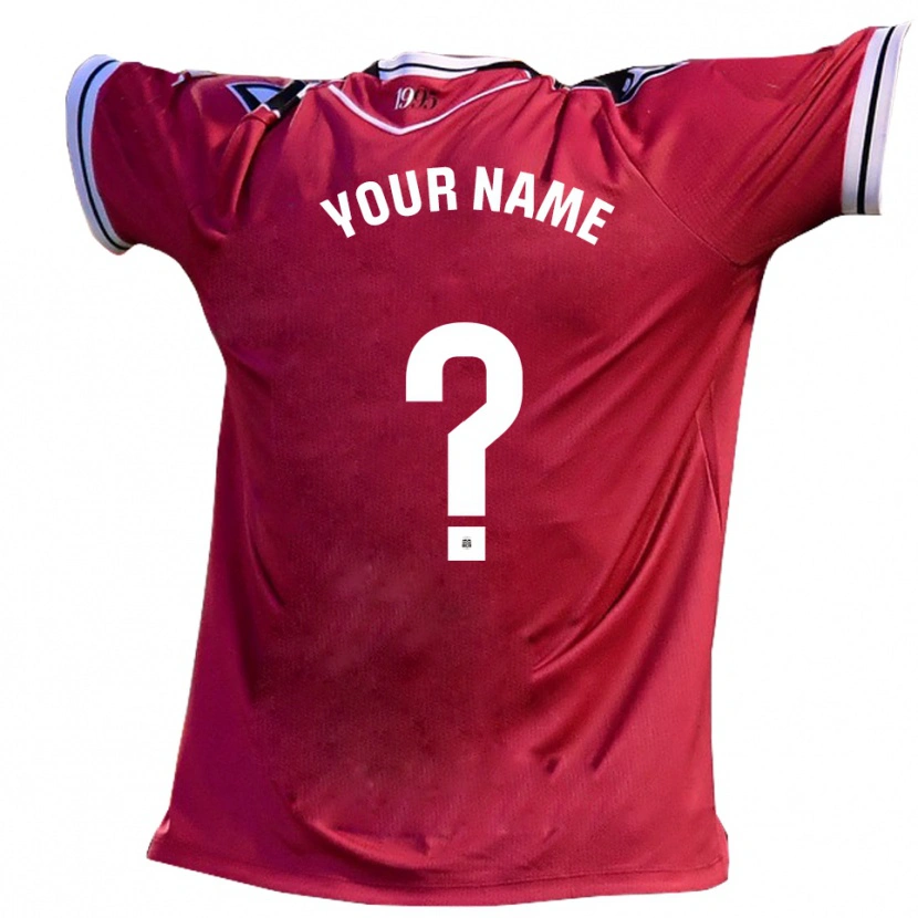 Danxen Men Your Name #0 Burgundy Black Away Jersey 2025/26 T-Shirt