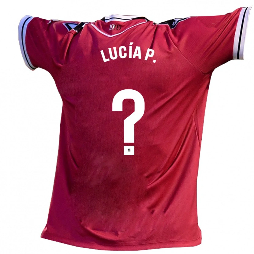 Danxen Men Lucía Pardo #0 Burgundy Black Away Jersey 2025/26 T-Shirt