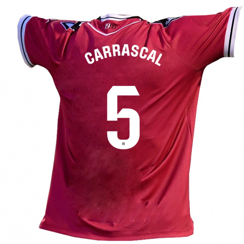 Danxen Men Marco Carrascal #5 Burgundy Black Away Jersey 2025/26 T-Shirt