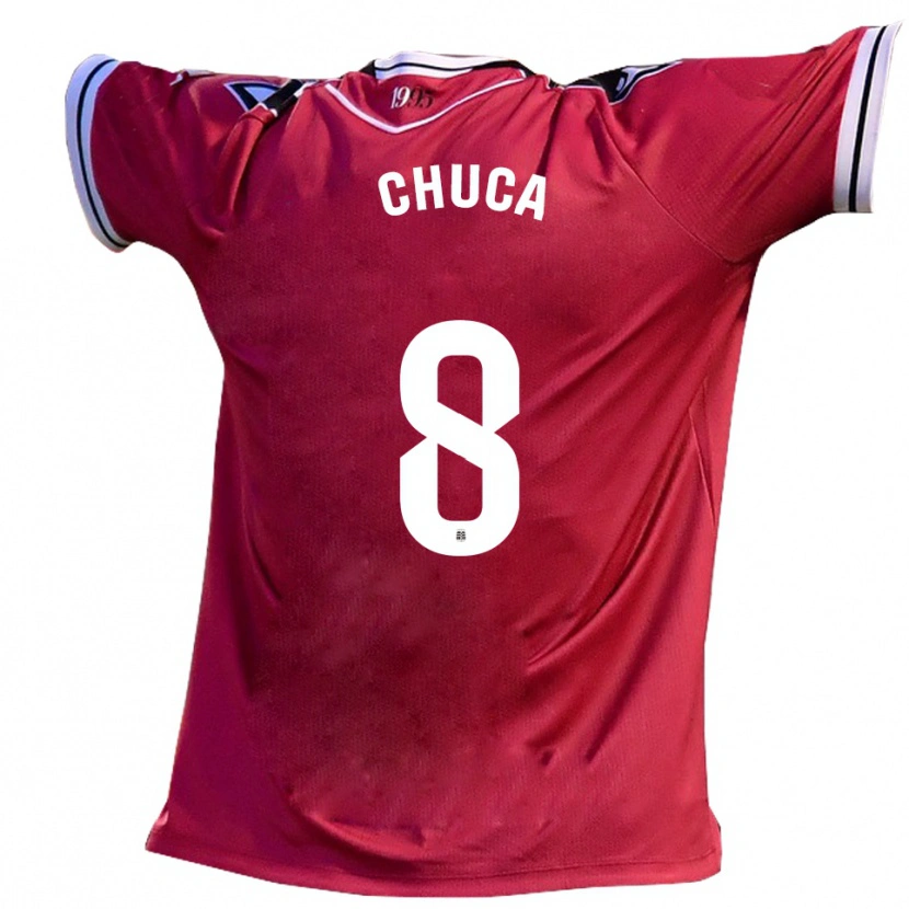 Danxen Men Chuca #8 Burgundy Black Away Jersey 2025/26 T-Shirt