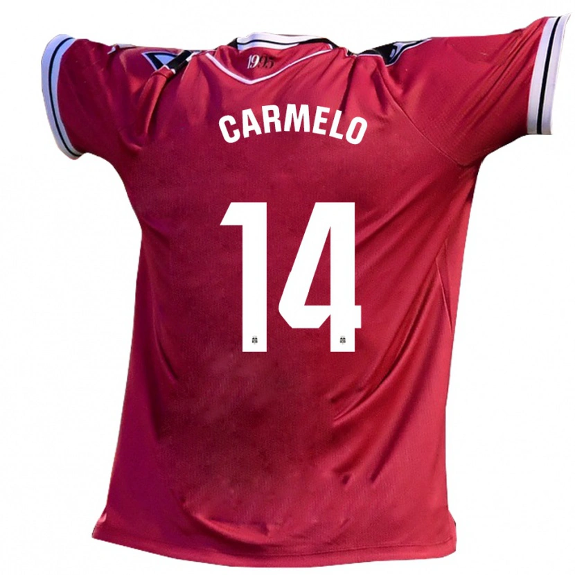 Danxen Men Carmelo Sánchez #14 Burgundy Black Away Jersey 2025/26 T-Shirt