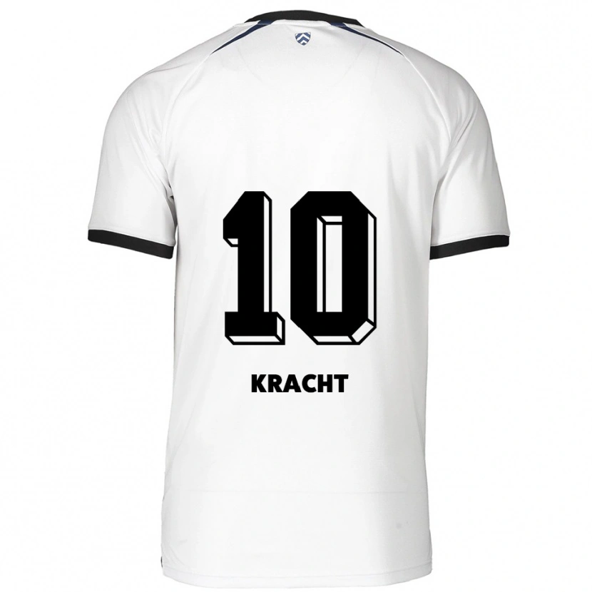 Danxen Men Julien-Noah Kracht #10 White Black Away Jersey 2025/26 T-Shirt