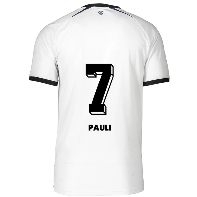 Danxen Men Sophia Pauli #7 White Black Away Jersey 2025/26 T-Shirt
