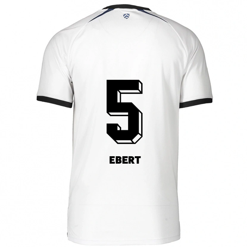 Danxen Men Phine Ebert #5 White Black Away Jersey 2025/26 T-Shirt
