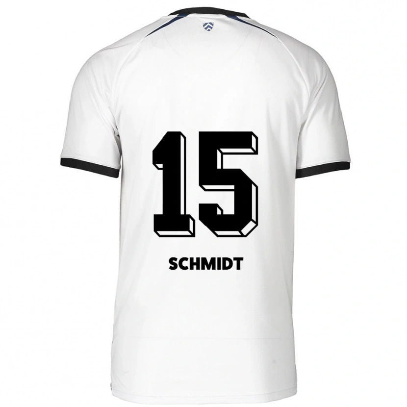 Danxen Men Pia Schmidt #15 White Black Away Jersey 2025/26 T-Shirt