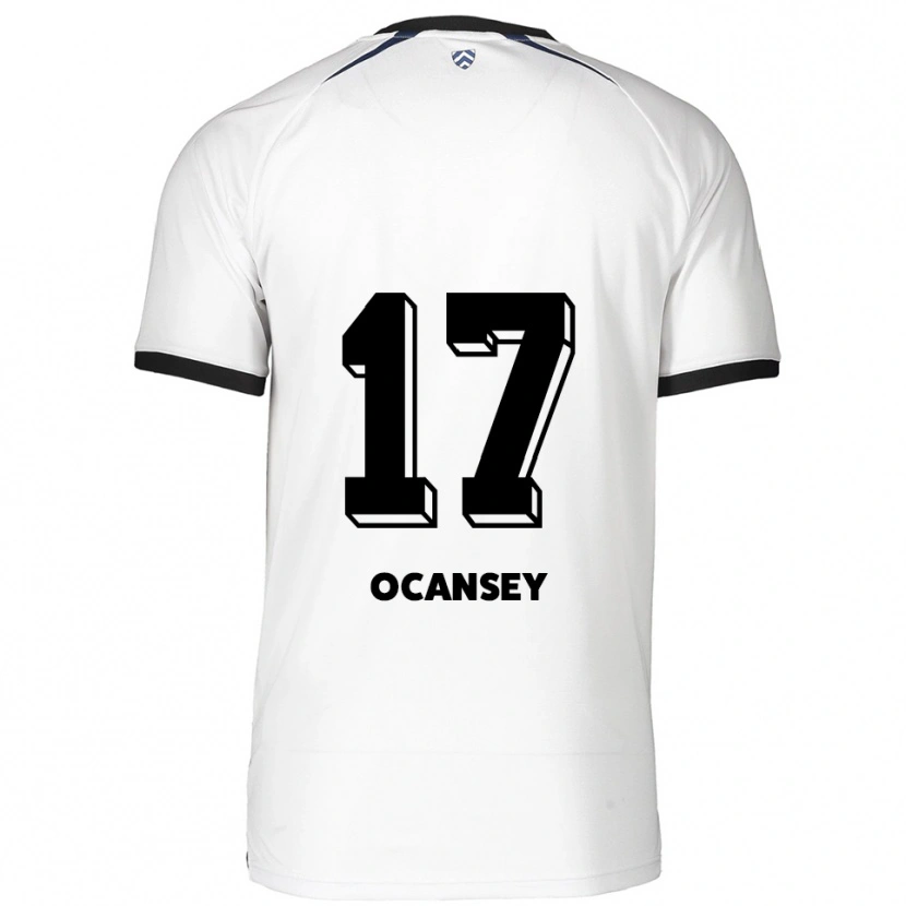 Danxen Men Vincent Ocansey #17 White Black Away Jersey 2025/26 T-Shirt