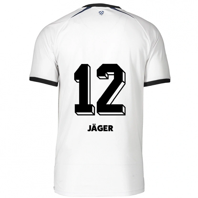 Danxen Men Mino Jäger #12 White Black Away Jersey 2025/26 T-Shirt