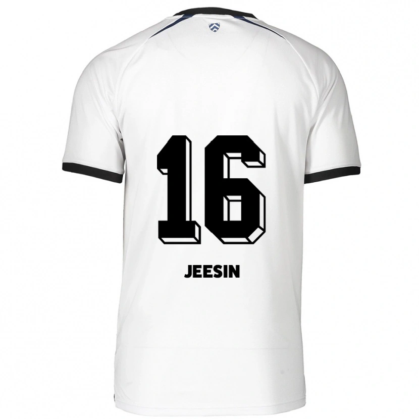 Danxen Men Jenath Jeesin #16 White Black Away Jersey 2025/26 T-Shirt