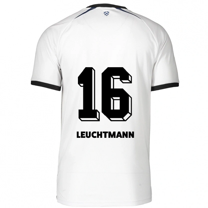 Danxen Men Jana Leuchtmann #16 White Black Away Jersey 2025/26 T-Shirt