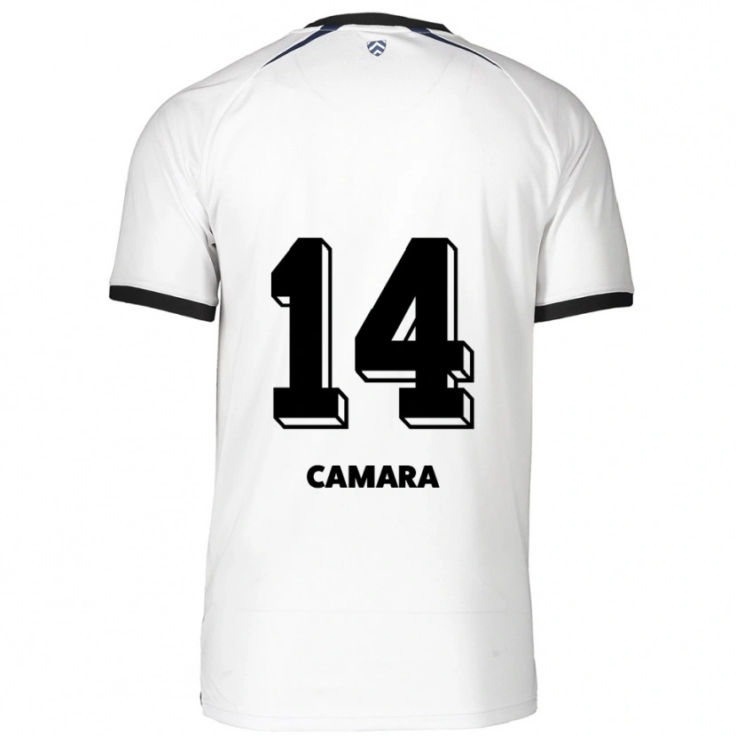 Danxen Men Fode Camara #14 White Black Away Jersey 2025/26 T-Shirt