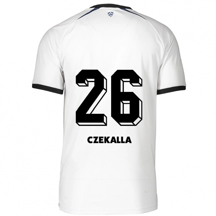 Danxen Men Anna Czekalla #26 White Black Away Jersey 2025/26 T-Shirt