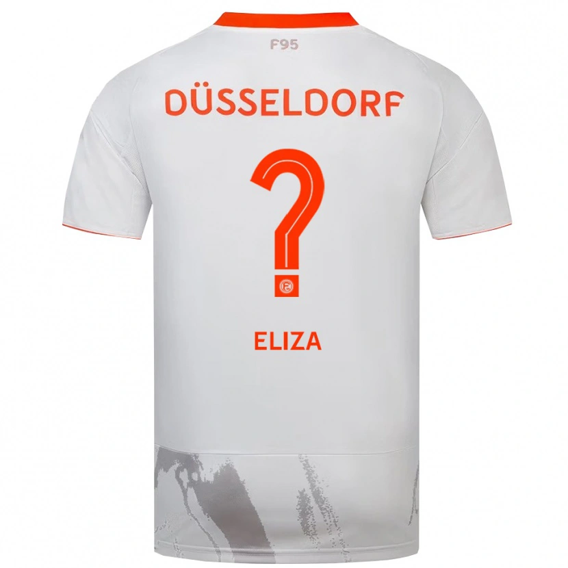 Danxen Men Eliza Bivolaku #0 White Orange Away Jersey 2025/26 T-Shirt