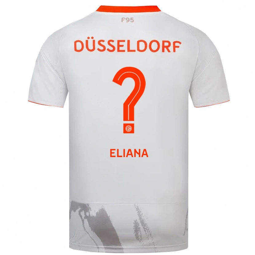 Danxen Men Eliana Bivolaku #0 White Orange Away Jersey 2025/26 T-Shirt
