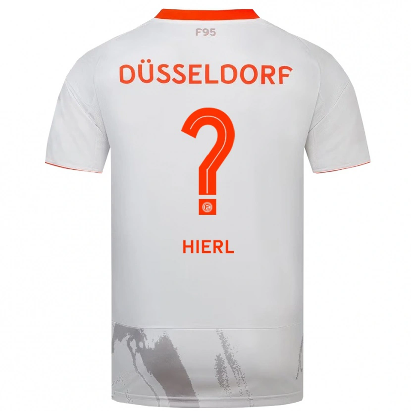 Danxen Men Josephine Hierl #0 White Orange Away Jersey 2025/26 T-Shirt