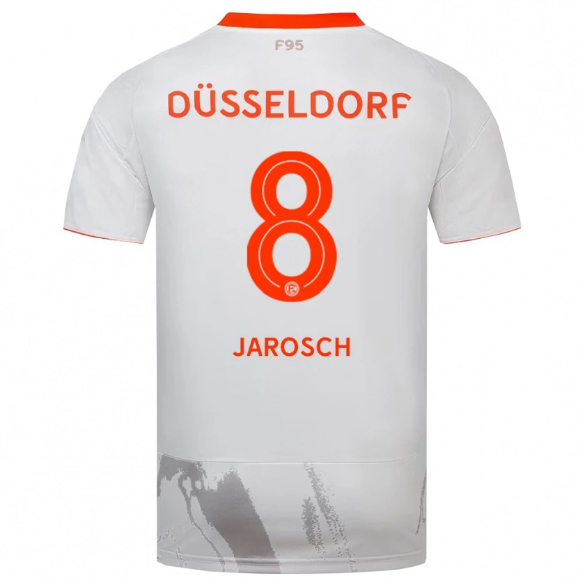 Danxen Men Marek Jarosch #8 White Orange Away Jersey 2025/26 T-Shirt