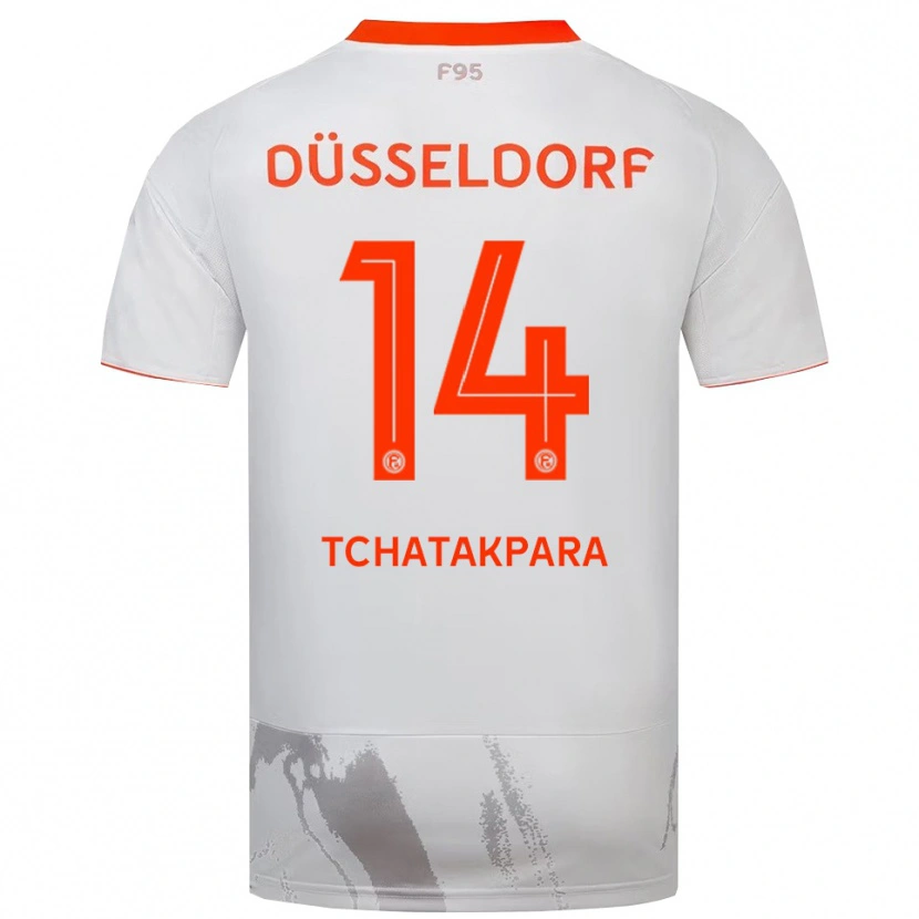 Danxen Men Adnane Tchatakpara #14 White Orange Away Jersey 2025/26 T-Shirt