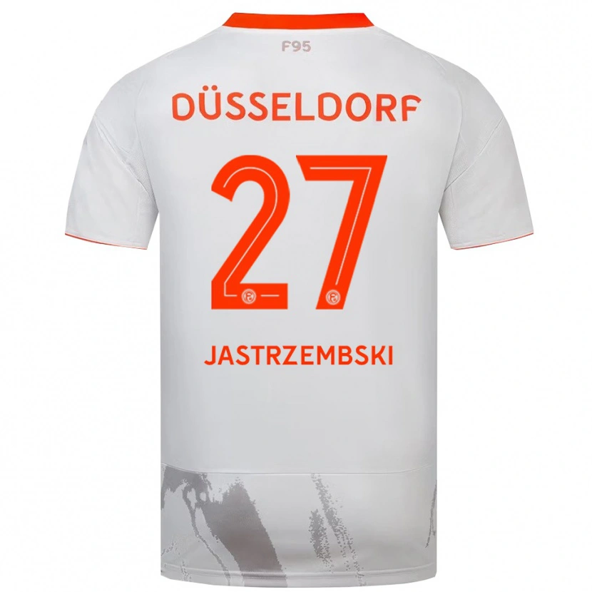 Danxen Men Dennis Jastrzembski #27 White Orange Away Jersey 2025/26 T-Shirt