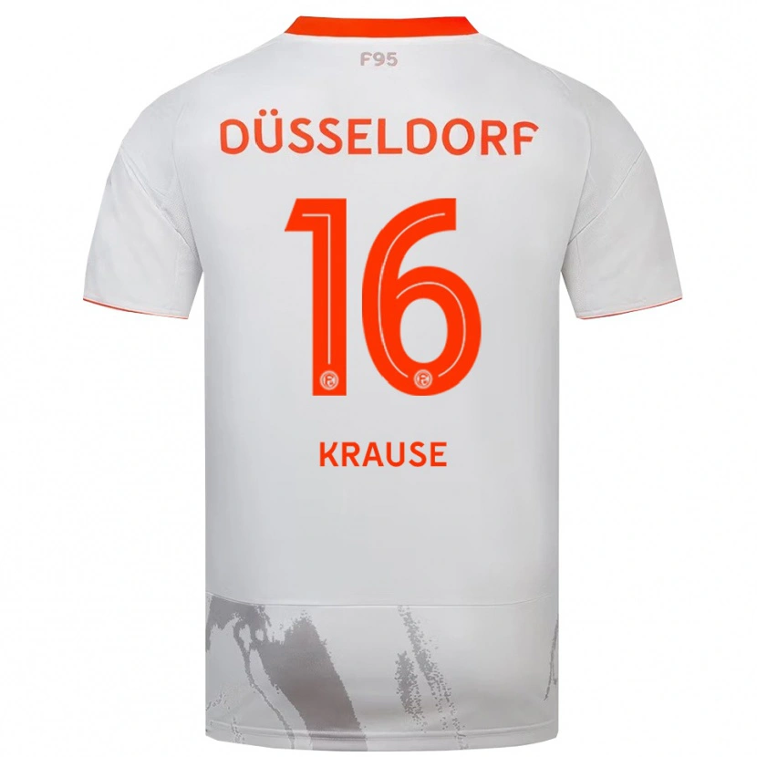 Danxen Men Arno Krause #16 White Orange Away Jersey 2025/26 T-Shirt