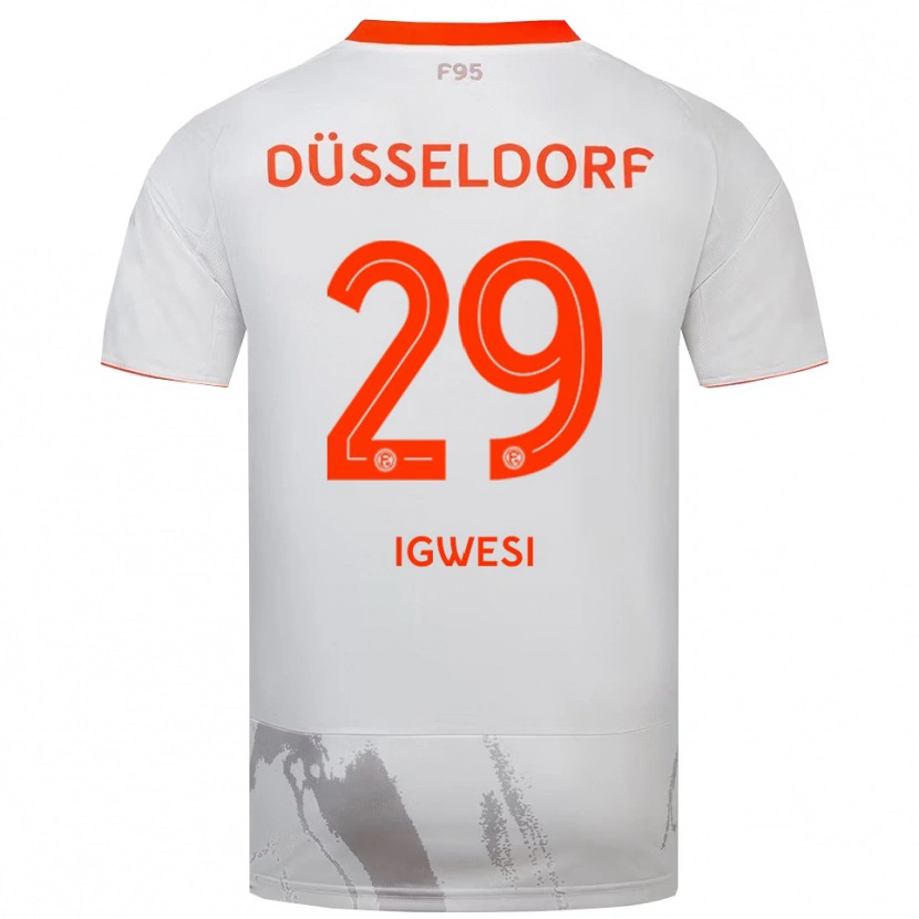 Danxen Men Tyrese Igwesi #29 White Orange Away Jersey 2025/26 T-Shirt