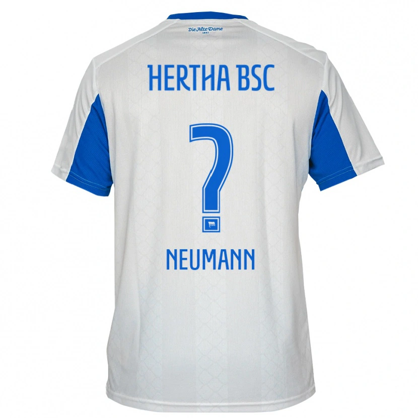 Danxen Men Dian Neumann #0 White Blue Away Jersey 2025/26 T-Shirt