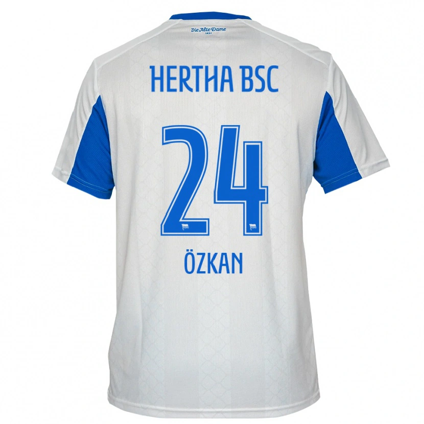 Danxen Men Muhammed Özkan #24 White Blue Away Jersey 2025/26 T-Shirt