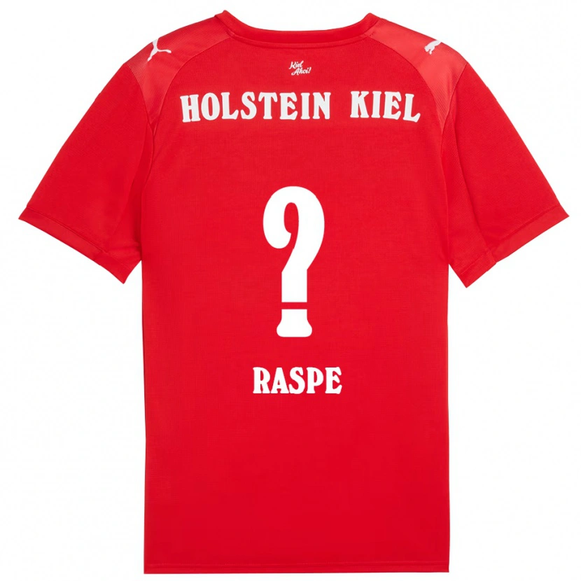 Danxen Men Maximilian Raspe #0 Red Blue Away Jersey 2025/26 T-Shirt
