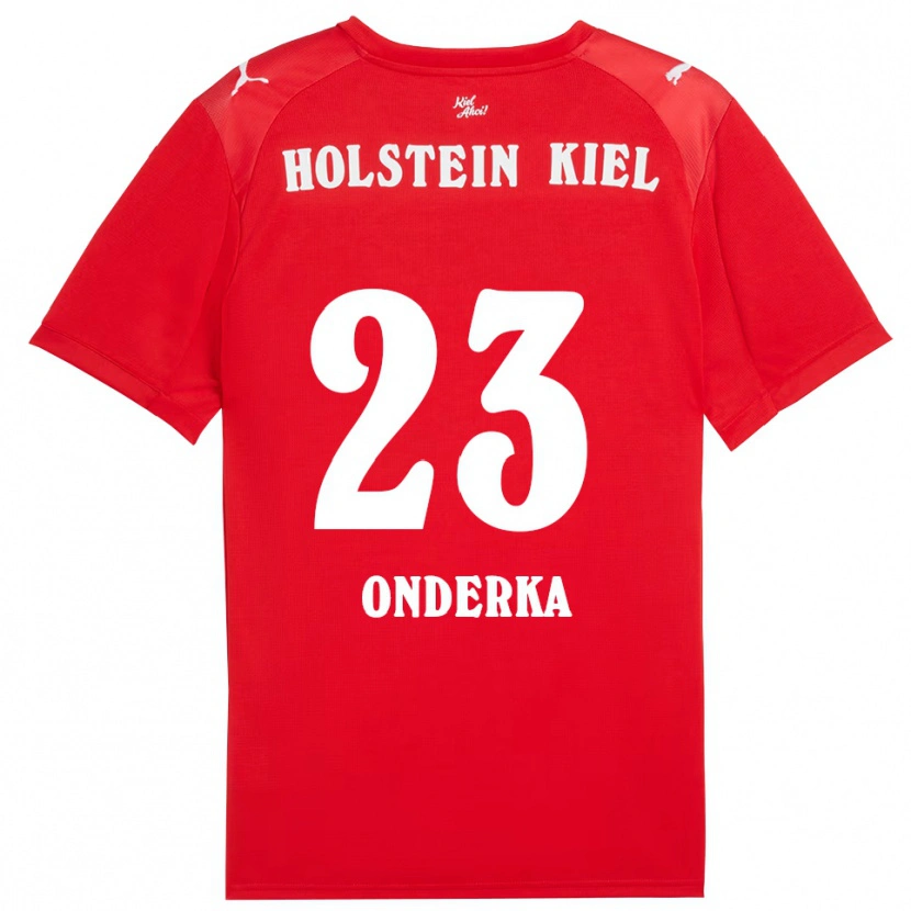 Danxen Men Vita Onderka #23 Red Blue Away Jersey 2025/26 T-Shirt