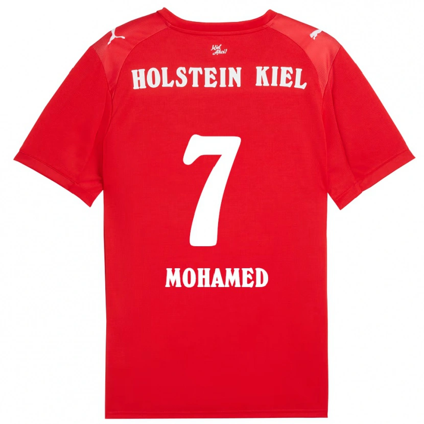 Danxen Men Omar Mohamed #7 Red Blue Away Jersey 2025/26 T-Shirt