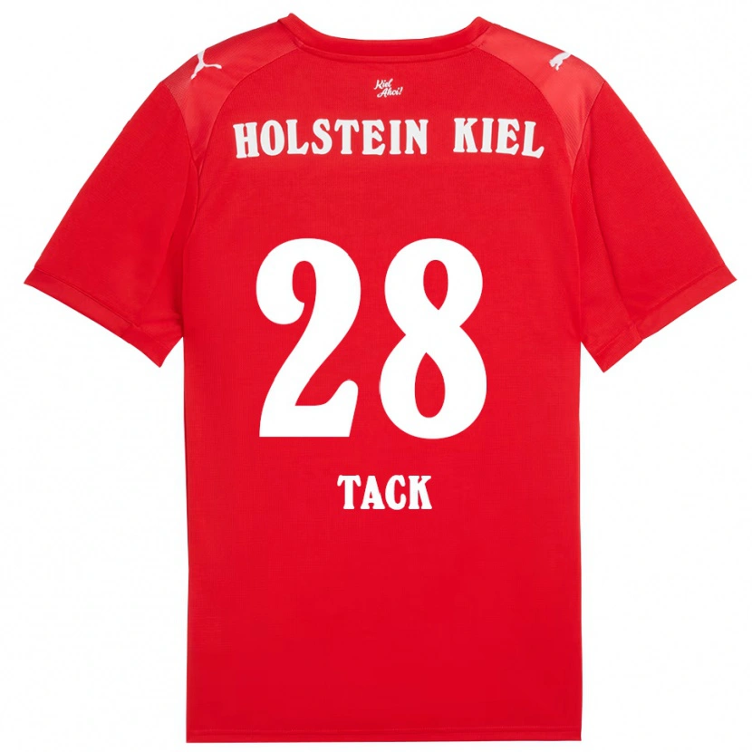 Danxen Men Kian Tack #28 Red Blue Away Jersey 2025/26 T-Shirt