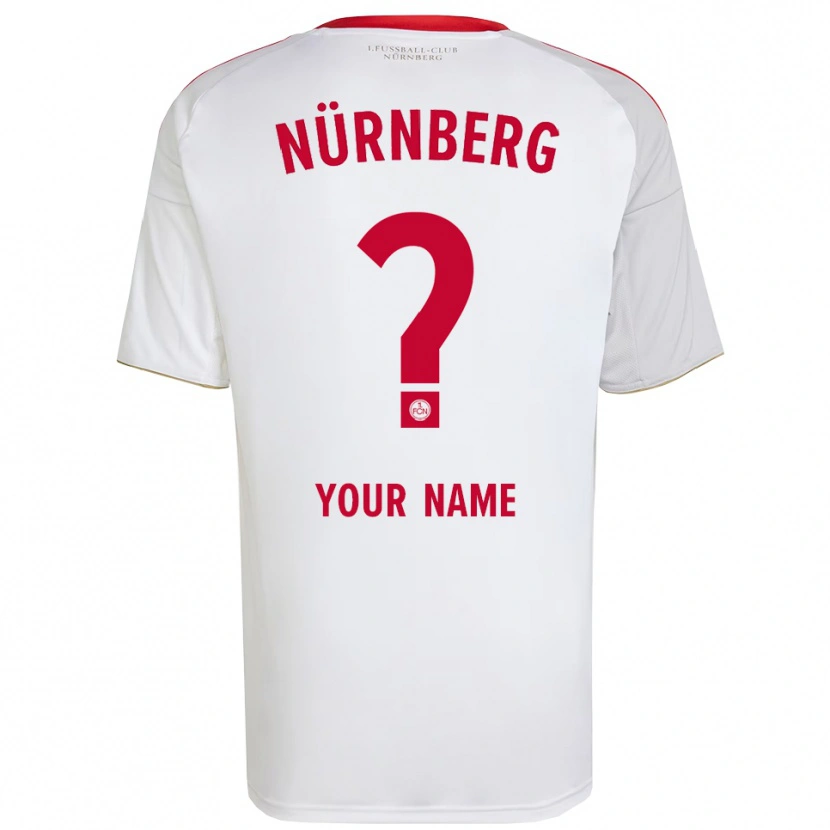 Danxen Men Your Name #0 White Red Away Jersey 2025/26 T-Shirt