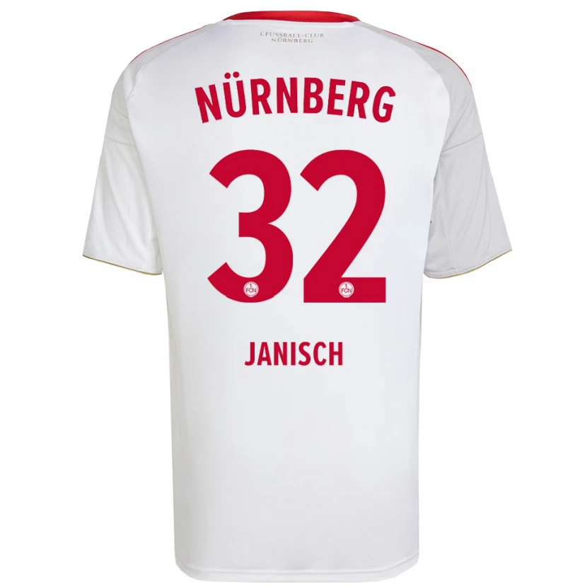 Danxen Men Tim Janisch #32 White Red Away Jersey 2025/26 T-Shirt