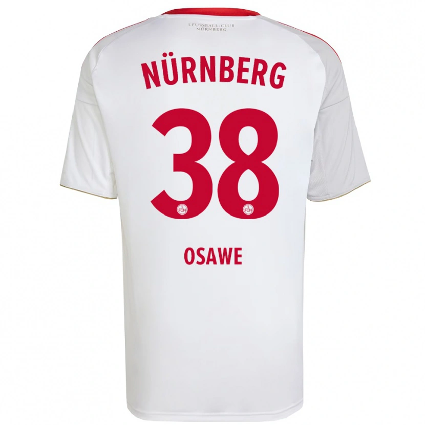 Danxen Men Winners Osawe #38 White Red Away Jersey 2025/26 T-Shirt