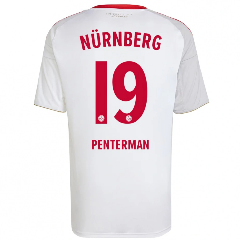 Danxen Men Jesper Penterman #19 White Red Away Jersey 2025/26 T-Shirt