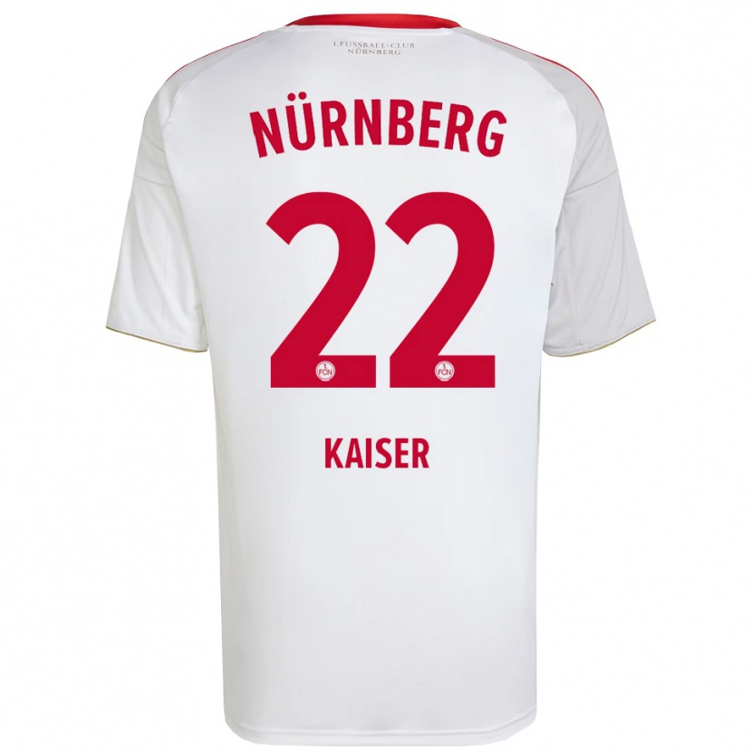 Danxen Men Noel Kaiser #22 White Red Away Jersey 2025/26 T-Shirt