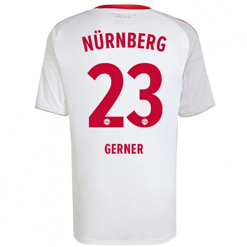 Danxen Men Lucas Gerner #23 White Red Away Jersey 2025/26 T-Shirt