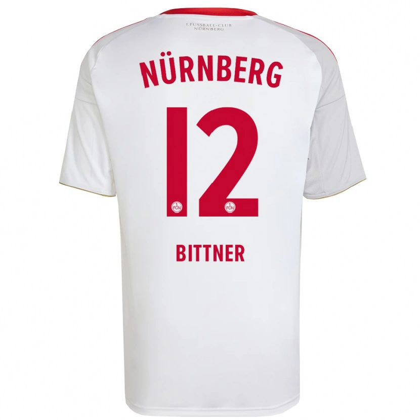Danxen Men Liam Bittner #12 White Red Away Jersey 2025/26 T-Shirt