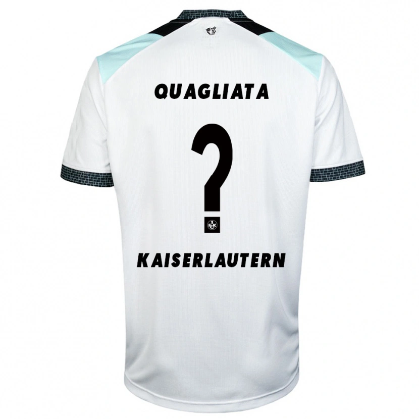 Danxen Men Daniele Quagliata #0 White Black Away Jersey 2025/26 T-Shirt