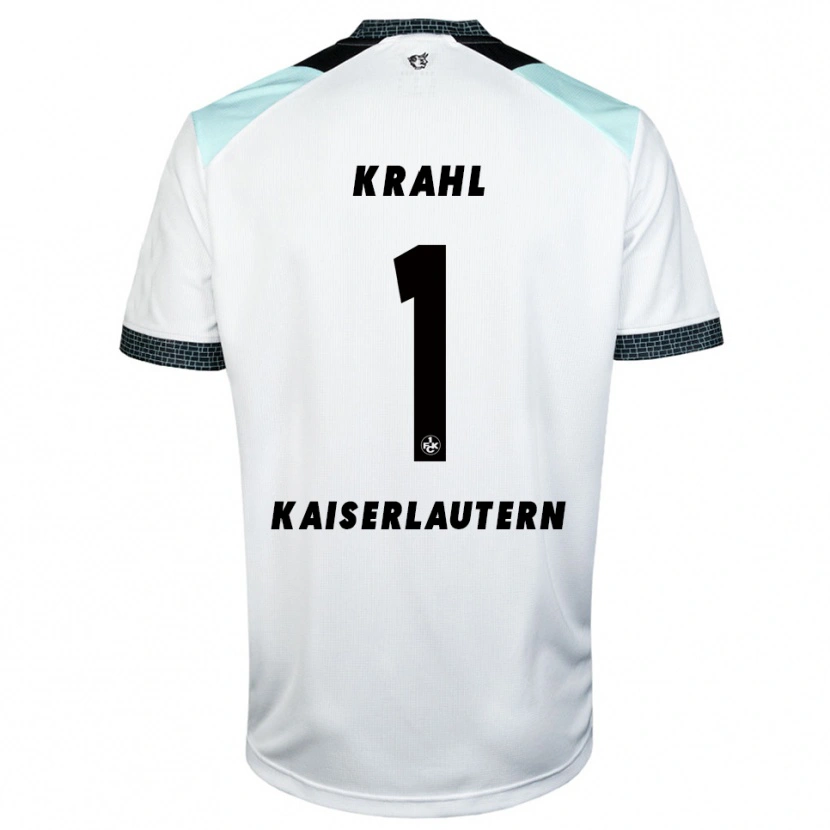Danxen Men Julian Krahl #1 White Black Away Jersey 2025/26 T-Shirt