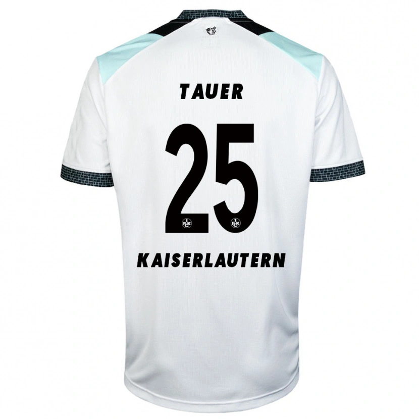Danxen Men Luca Tauer #25 White Black Away Jersey 2025/26 T-Shirt