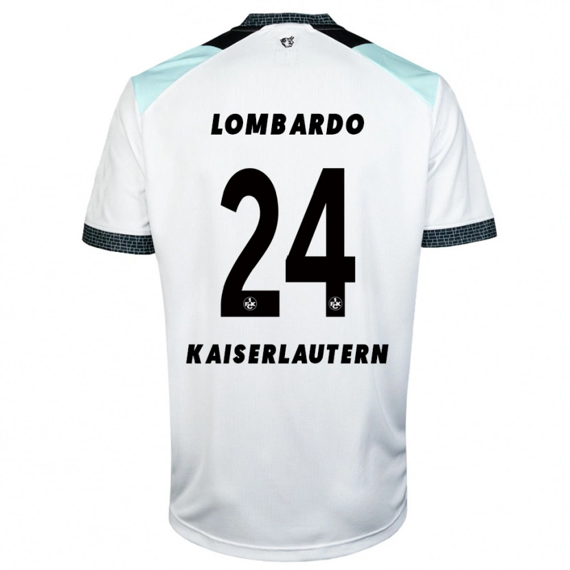 Danxen Men Ben Lombardo #24 White Black Away Jersey 2025/26 T-Shirt