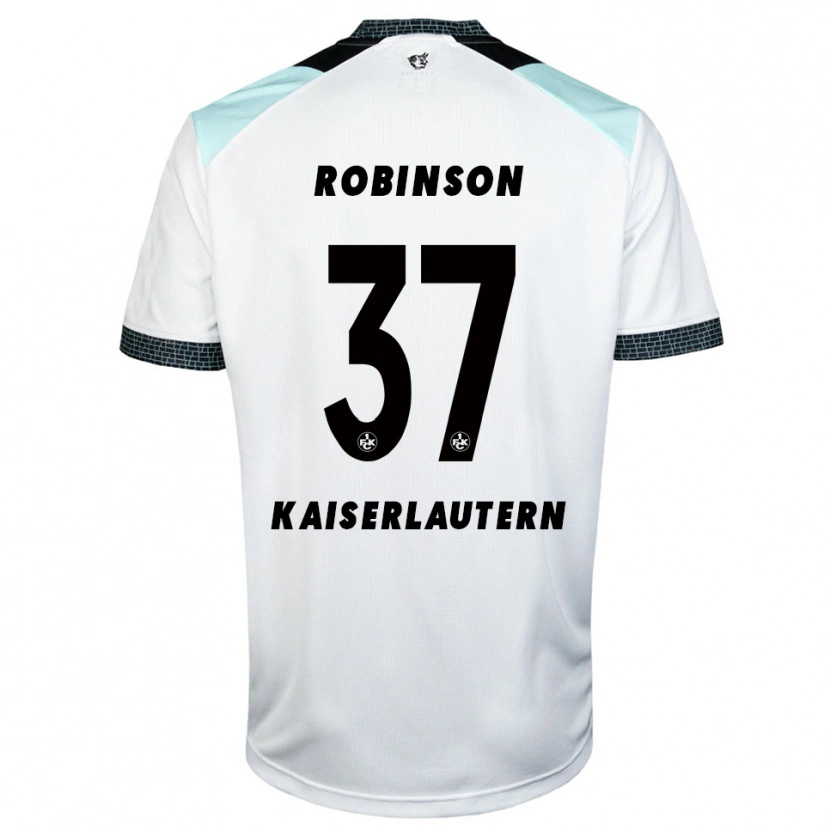 Danxen Men Leon Robinson #37 White Black Away Jersey 2025/26 T-Shirt