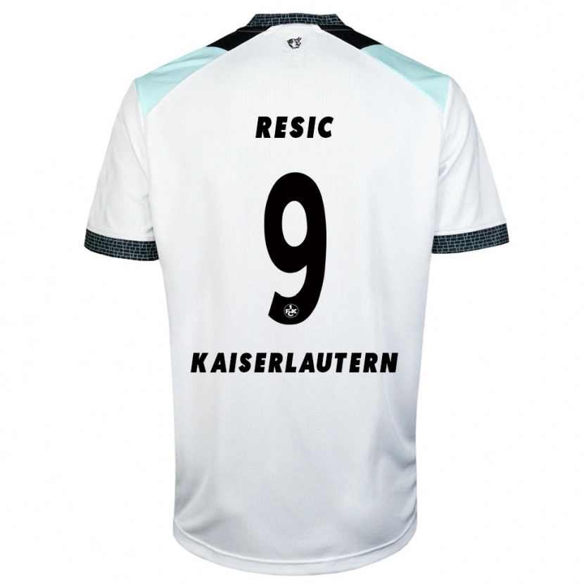 Danxen Men Dzenan Resic #9 White Black Away Jersey 2025/26 T-Shirt